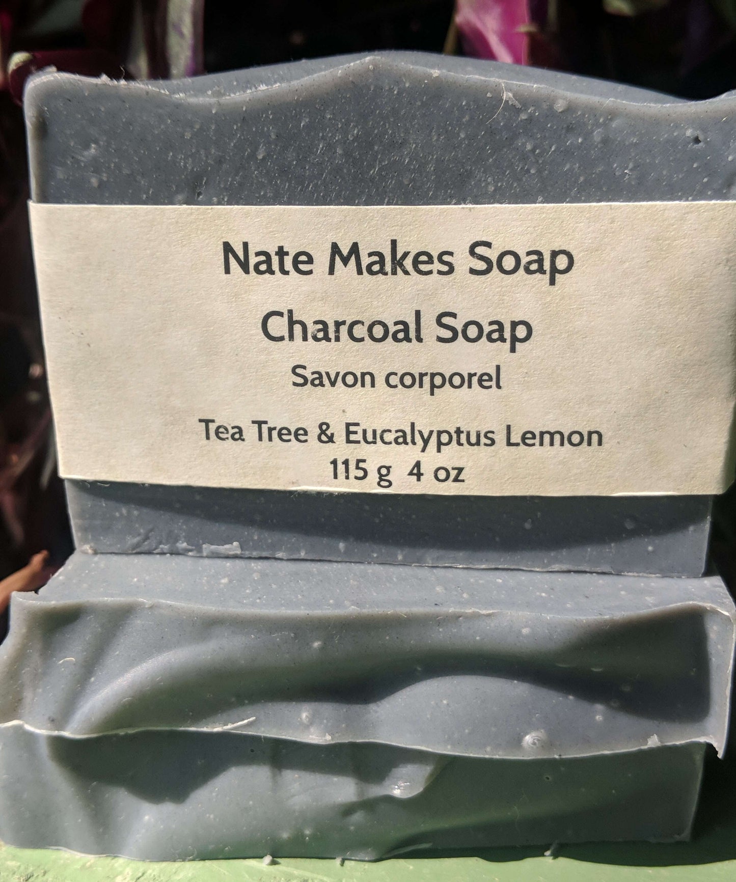 Charcoal Soap - Tea Tree & Eucalyptus Lemon
